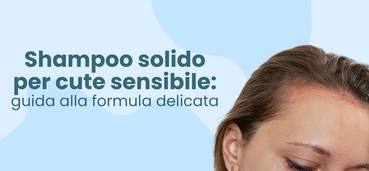 Cute arrossata e sensibile: shampoo solido dalla formula delicata