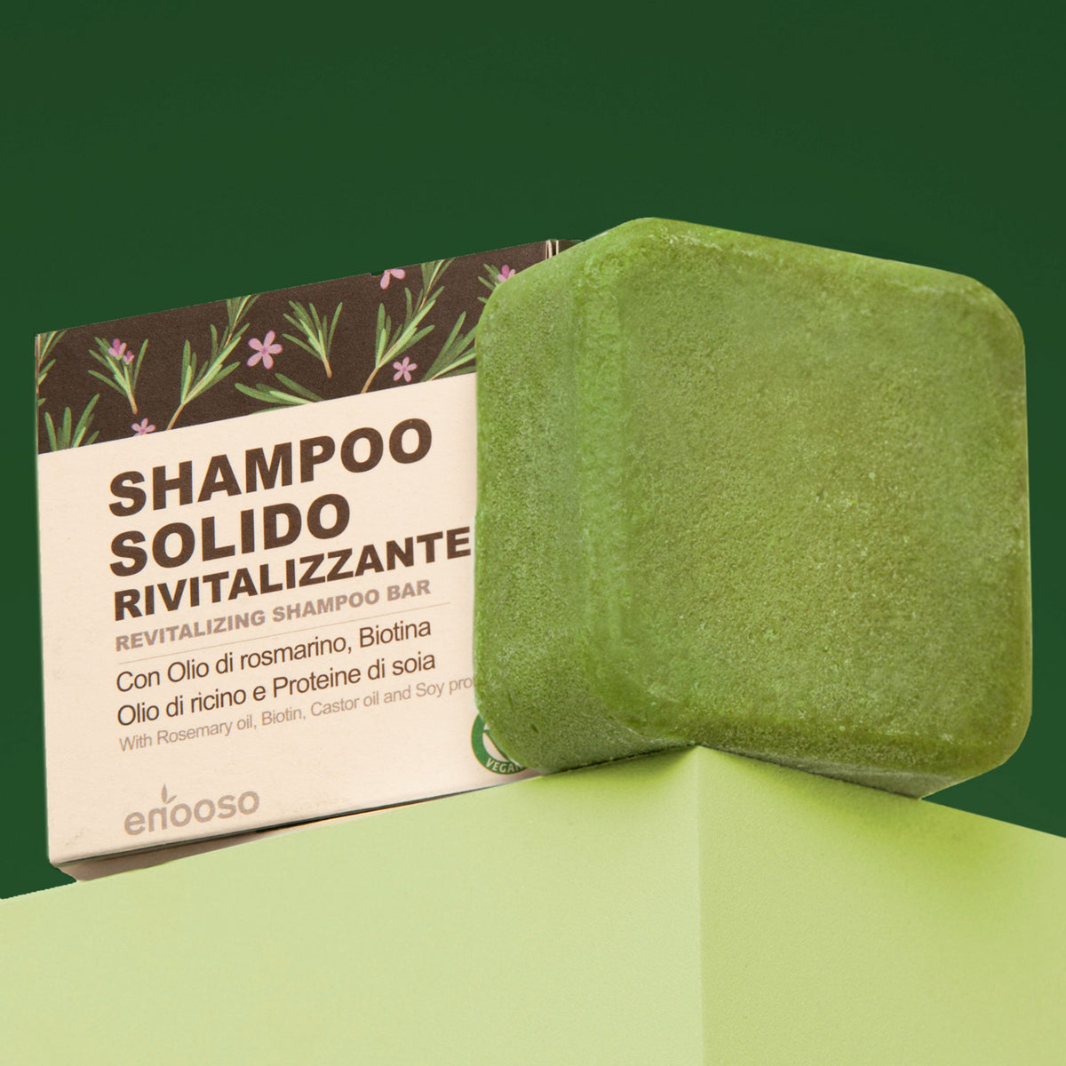 Shampoo Solido Rivitalizzante Biotina e Rosmarino