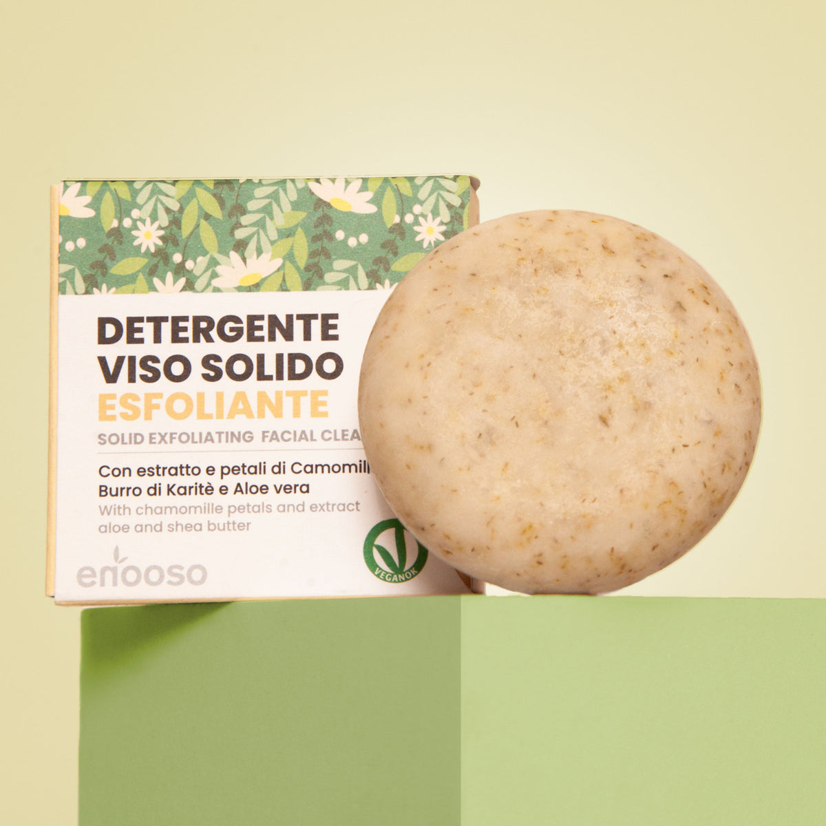 Detergente viso esfoliante