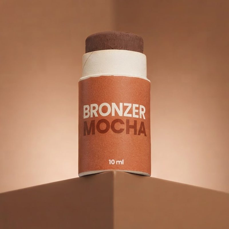 Tonalità Mocha del bronzer in stick Enooso, dal sottotono rosato