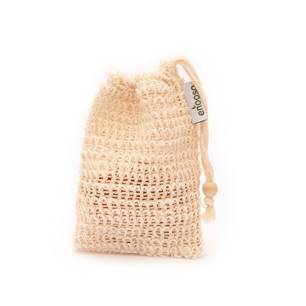sacchetto sisal fibre naturali riciclabile viaggio riutilizzabile sostenibile ecosostenibile cosmetica solida